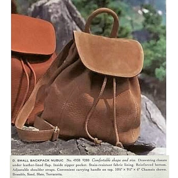 Coach Vintage - Sonoma Small Backpack Nubuc 4938 in Sand, Italy 1990s - Picture 5 of 15